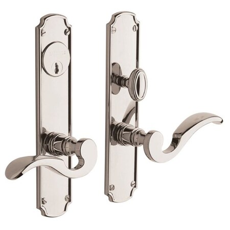 Baldwin Entry Handlesets Lifetime Bright Nickel 6942.055.ENTR